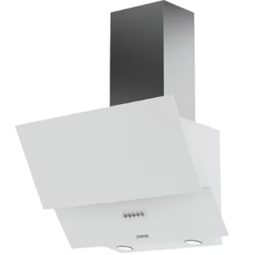 Altus ALA-540 W Beyaz Cam yüzeyli Eğik Davlumbaz