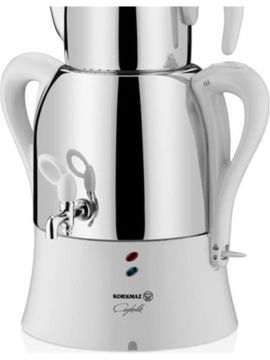 Korkmaz A341-13 Çaykolik Krem 2000 W Çelik Semaver