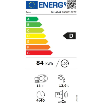 BEKO BM-4144  4 PROGRAMLI BEYAZ BULAŞIK MAKİNESİ