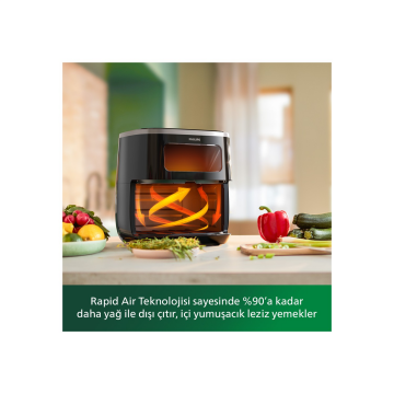Philips HD9257/80 3000 Serisi 5.6 lt Airfryer XL Yağsız Fritöz