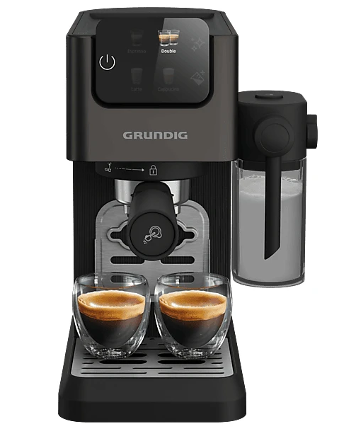 GRUNDİG KSM 6430 YARI OTOMATIK ESPRESSO KAPSÜLLÜ SÜT HAZNELI KAHVE MAKİNESİ