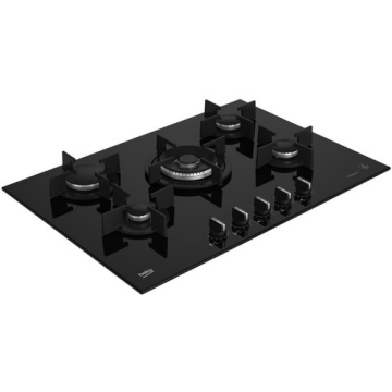 Beko BOCD T 7521 DWKS Wok Gözlü Siyah Cam Ankastre Ocak