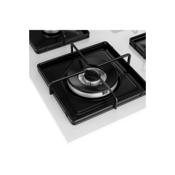 Beko BOCD K 6510 EWB Wok Gözlü Beyaz Cam Ankastre Ocak