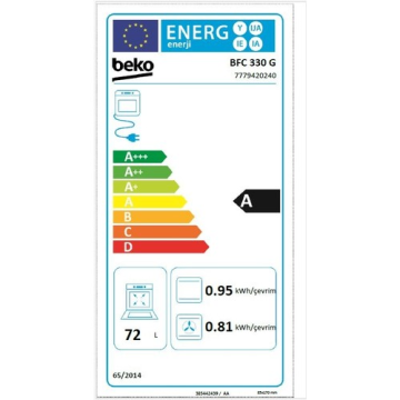 Beko BFC 330 G Gri Ankastre Fırın