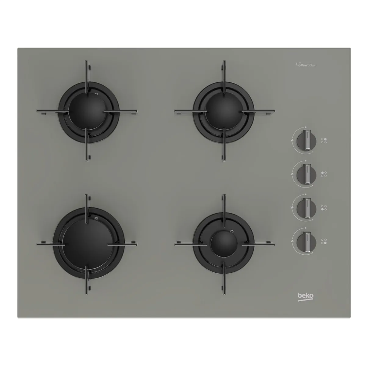 Beko BOCD T 6510 EG Gri Cam Ankastre Ocak