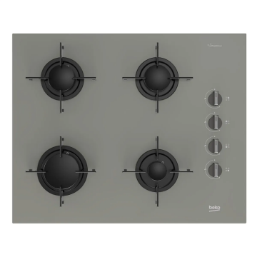 Beko BOCD T 6510 EG Gri Cam Ankastre Ocak
