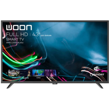 Woon WN43DAL13/0216 109 Ekran Uydu Alıcı Full HD Android Smart LED TV