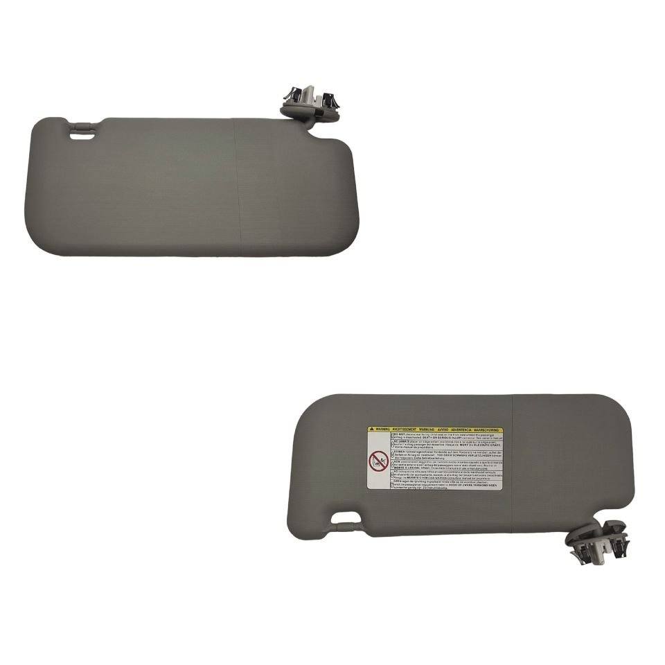 Toyota Corolla Güneşlik Seti (Sağ-Sol) Gri 2007-2013 Model