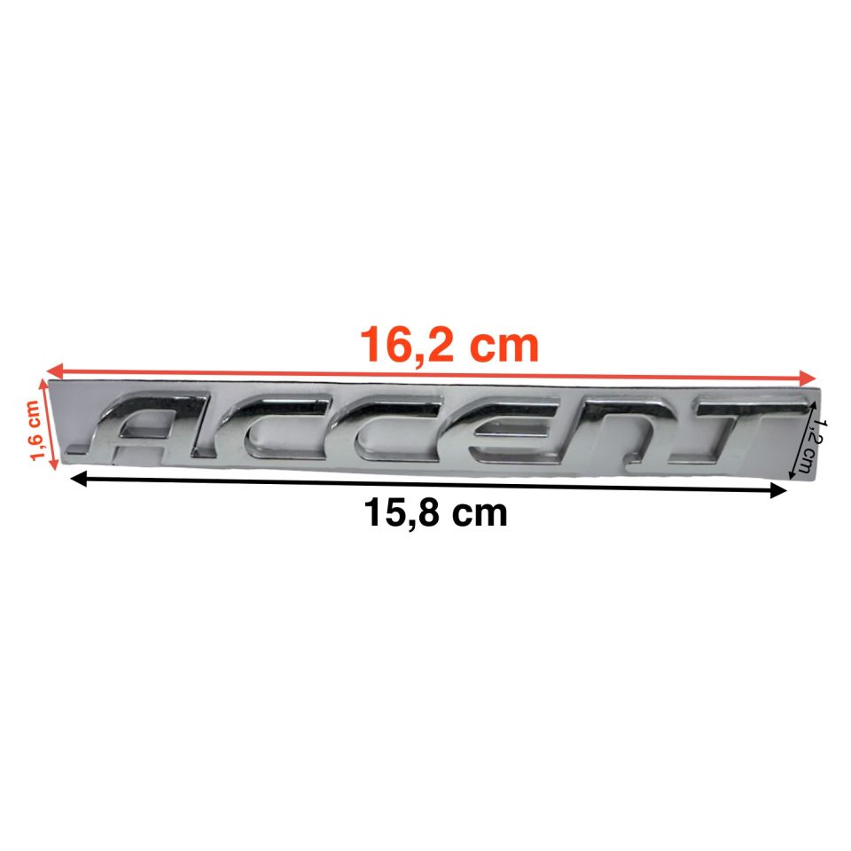 Hyundaı Yazı Accent 06-18 Arka (Accent Yazısı)