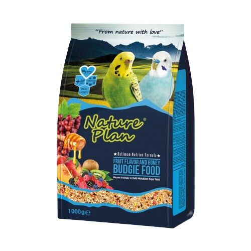 Nature Plan Meyveli Ballı Muhabbet Yemi 1000 Gr x 5 Adet