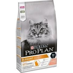 Pro Plan Elegant Derma Plus Hairball Control Somonlu Balıklı Yetişkin Kedi Maması 3 KG