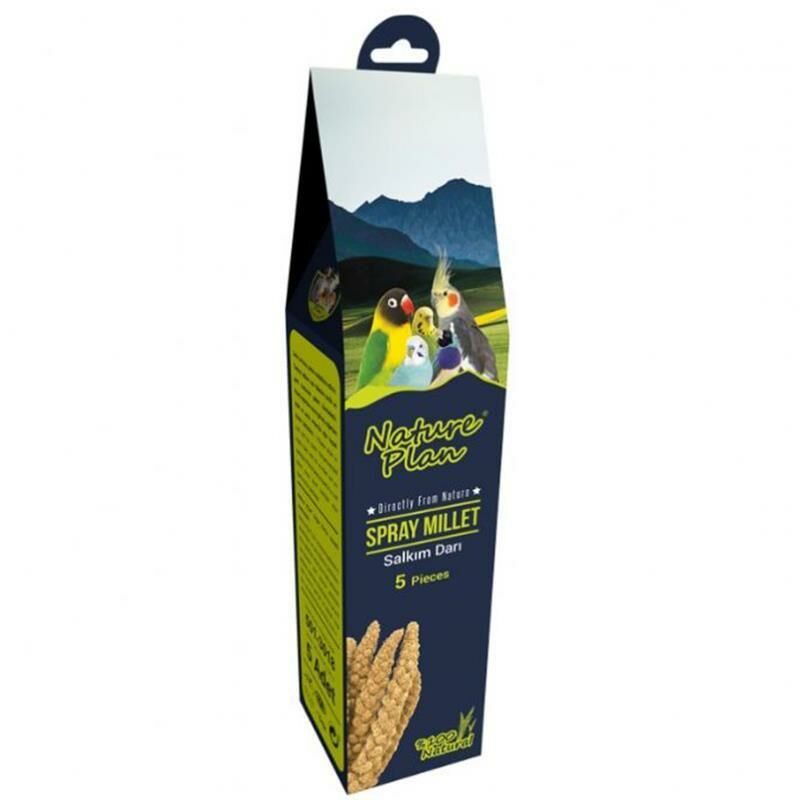 Nature Plan Spray Millet Salkım Dal Darı 5 Li Paket x 5 Adet