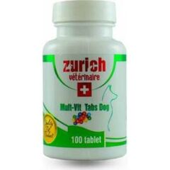 ZURİCH MULT-VİT KÖPEKLER İÇİN VİTAMİN 100 TABLET
