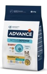 Advance Cat Sterilized Salmon Sensıtıve Somonlu Kısır Kedi Maması 10 Kg