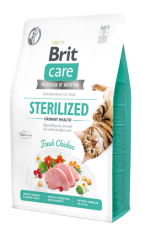 Brit Care Tahılsız Tavuk Etli Kısırlaştırılmış Urınary Destekli Yetişkin Kedi Maması 2 KG