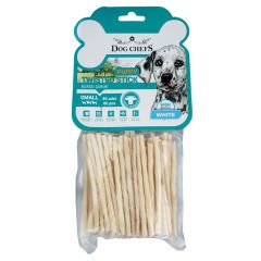 Dog Chefs Burgulu İnce Puppy Beyaz 80  li Paket