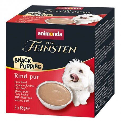Animonda Vom Feinsten Sığır Etli Köpek Pudingi 3 x 85 G
