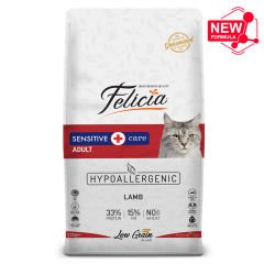 Felicia Yetişkin Kuzu Etli Az Tahıllı HypoAllergenic Kedi Maması 12 Kg