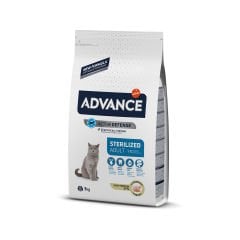 Advance Cat Sterılızed Hindili Kısırlastırılmış Kedi Maması 3 Kg