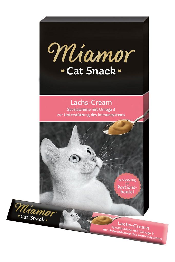 Mıamor Cream Somonlu Kedi Ödülü 6 x15 Gr