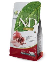 N&D Tahılsız Tavuk ve Narlı Yetişkin Kedi Maması 1,5 Kg