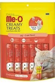 Me-O Creamy Treats Yengeçli Kedi Ödülü 4 x 15 Gr