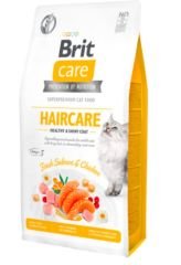 Brit Care Grain Free Hair Care Healthy & Shiny Coat Tavuklu ve Somonlu Kedi Maması 7 Kg