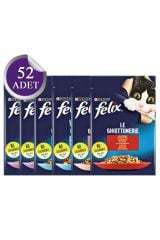 Felix Karışık Yaş Kedi Maması 52 Adet