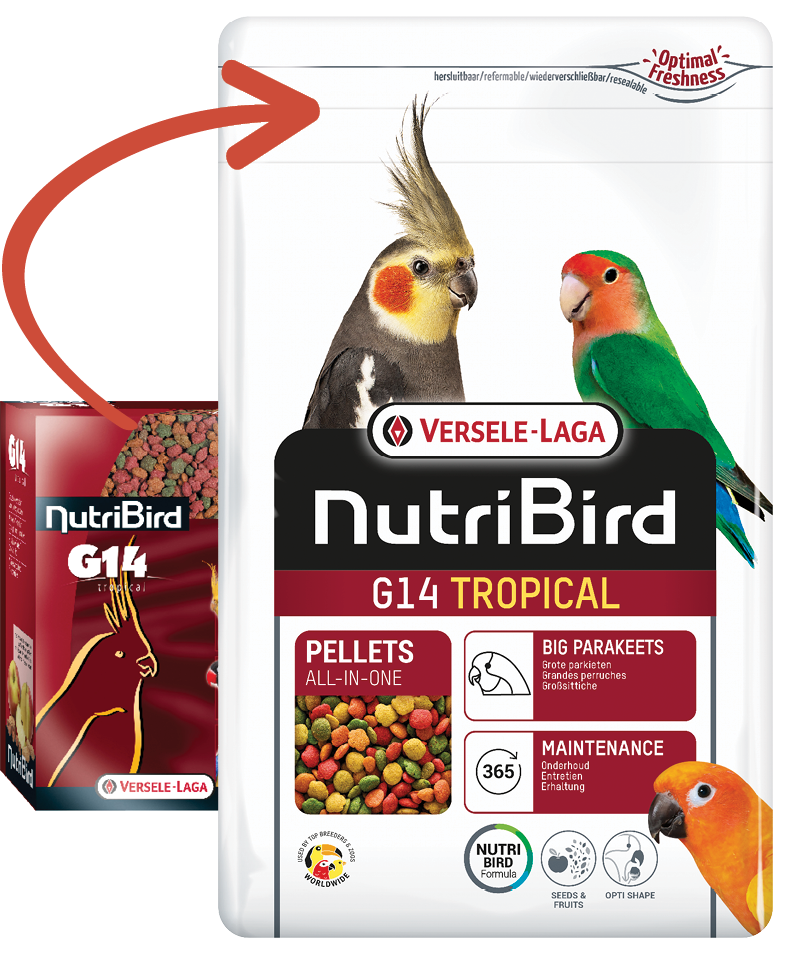 Versele Laga Nutribird G14 Tropical Paraket Pelet Yem 1kg