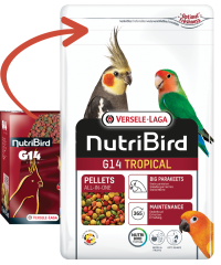 Versele Laga Nutribird G14 Tropical Paraket Pelet Yem 1kg