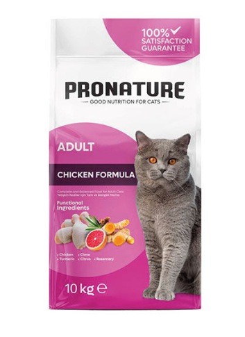 Pronature Tavuklu Ve Pirinçli Yetişkin Kedi Maması 10 kg