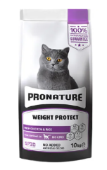 Pronature Kilo Kontrolü İçin Tavuklu ve Pirinçli Kısırlaştırılmış Yetişkin Kedi Maması 10 KG