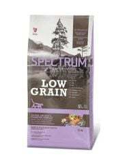 Spectrum Low Grain Kısırlaştırılmış Somonlu Hamsili Kızılcıklı Yetişkin Kedi Maması 12 Kg