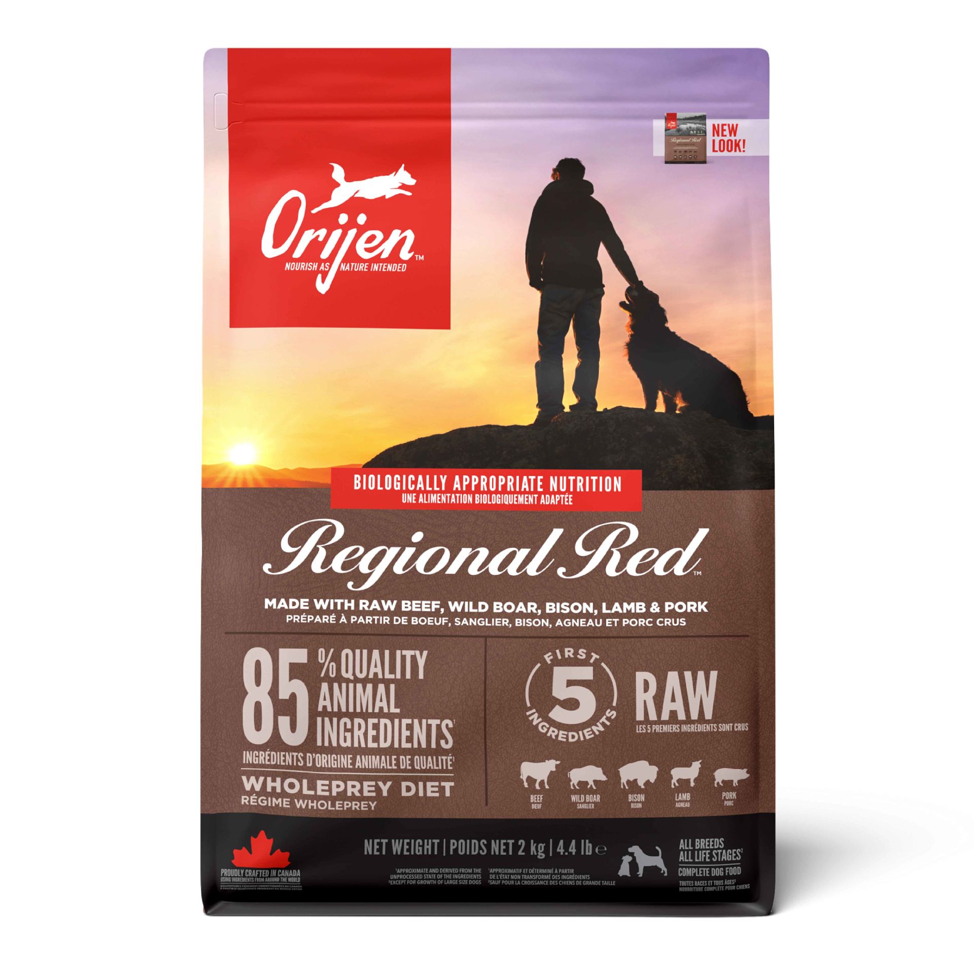 Orijen Regional Red Tüm Irk Ve Yaşam Evreleri İçin Köpek Maması 2 Kg