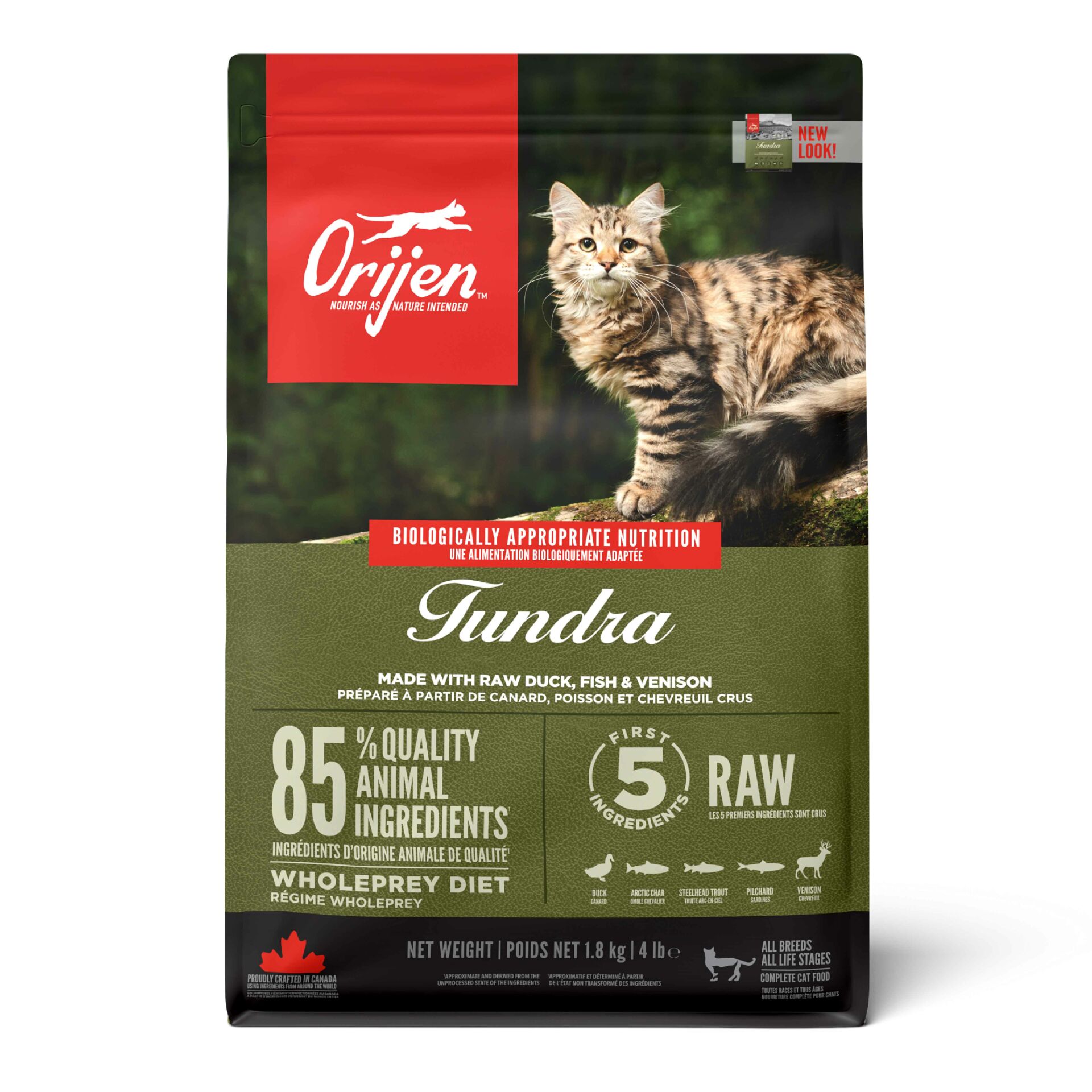 Orijen Tundra Tüm Irk Ve Yaşam Evreleri İçin Kedi Maması 1,8 Kg
