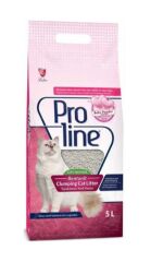 Proline Bebek Topaklaşan İnce Bentonit Pudralı Kedi Kumu 5 Lt x 4 Adet