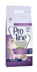 Proline Lavantalı Topaklaşan İnce Bentonit Kedi Kumu 5 Lt