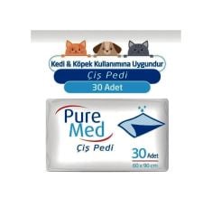 Puremed Kedi Köpek Çiş Pedi 60 x 90 CM 30'lu