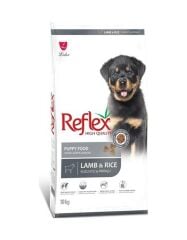 Reflex High Quality Kuzu Etli ve Pirinçli Yavru Köpek Maması 10 KG