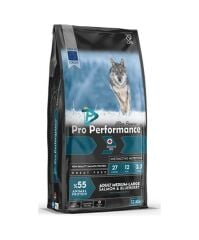 Pro Performance Somonlu Orta ve Büyük Irk Yetişkin Köpek Maması 12 KG