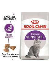 Royal Canin Sensible 33 Hassas Sindirim Sistemi Olan Kediler İçin Yetişkin Kedi Maması 2 Kg