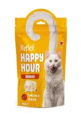 Reflex Happy Hour Tavuklu Peynirli Kedi Ödül Maması 60 Gr