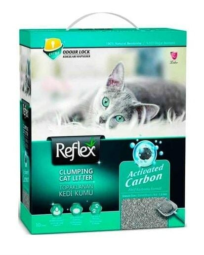 Reflex Aktif Karbonlu Topaklaşan Kedi Kumu 10 Lt