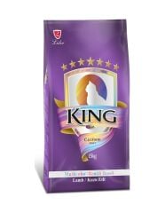 King Multicolor Renkli Taneli Kuzu Etli Yetişkin Kedi Maması  15 Kg