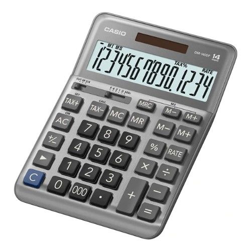 CASIO DM-1400F HESAP MAKİNESİ 14 HANE MASA TİPİ