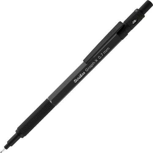 SCRIKSS 0.7 MAT SİYAH GRAPH-X VERSATİL KALEM