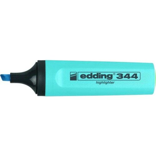 EDDİNG 344 FOSFORLU KALEM MAVİ