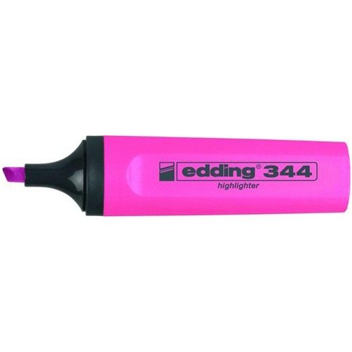 EDDİNG 344 FOSFORLU KALEM PEMBE