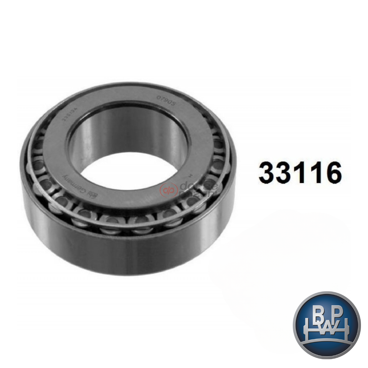 BPW 9 TON İÇ T. TEKER RULMAN 33116