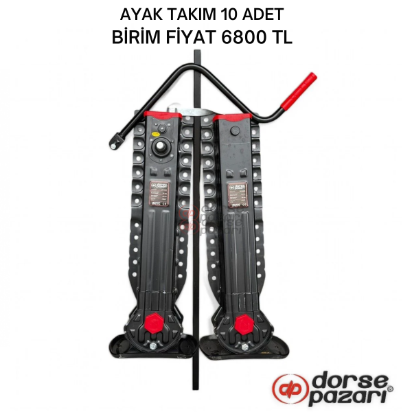 DORSE KRİKO PARK AYAĞI SETİ 850MM DORSE PAZARI 10 ADET